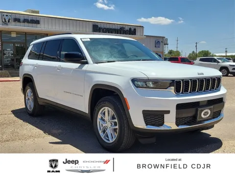 White 2025 Jeep Grand Cherokee L Laredo for sale in Brownfield, TX