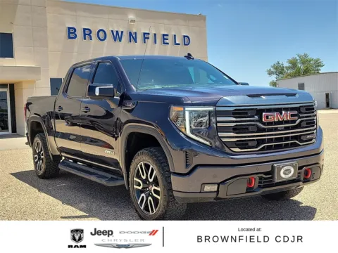 Gray 2023 GMC Sierra 1500 AT4 for sale in Brownfield, TX