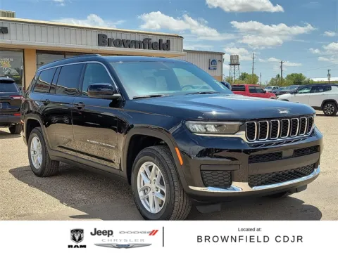 Black 2025 Jeep Grand Cherokee L Laredo for sale in Brownfield, TX