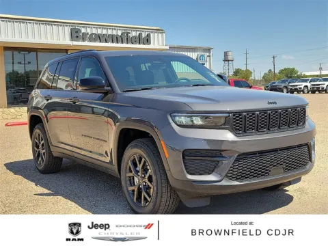 Gray 2025 Jeep Grand Cherokee Altitude X for sale in Brownfield, TX