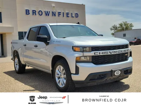 Silver 2022 Chevrolet Silverado 1500 LTD Custom for sale in Brownfield, TX