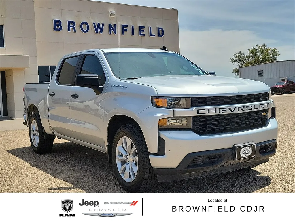 Silver 2022 Chevrolet Silverado 1500 LTD Custom for sale in Brownfield, TX