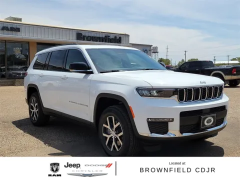 White 2025 Jeep Grand Cherokee L Limited for sale in Brownfield, TX