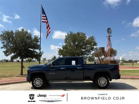 Blue 2023 Chevrolet Silverado 2500HD High Country for sale in Brownfield, TX