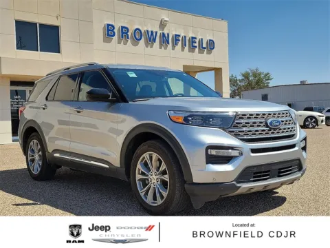 Silver 2023 Ford Explorer Limited for sale in Brownfield, TX