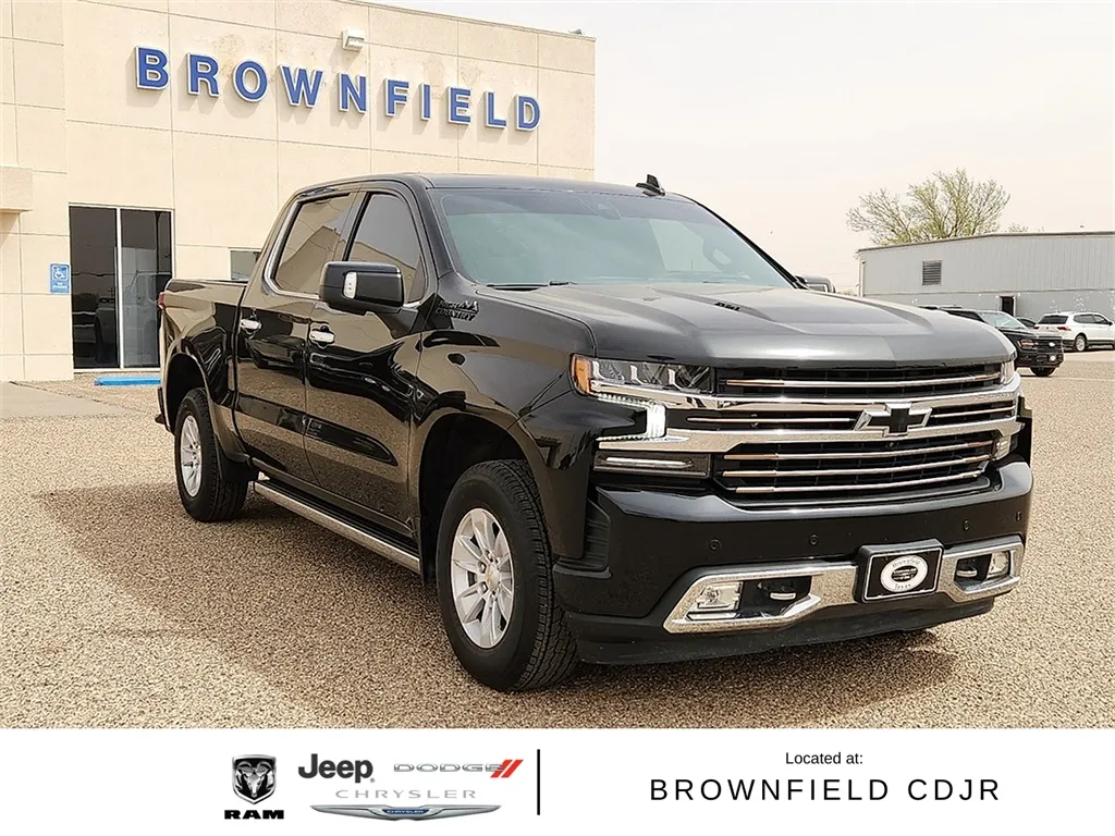 Black 2022 Chevrolet Silverado 1500 LTD High Country for sale in Brownfield, TX