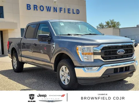 Gray 2021 Ford F-150 XLT for sale in Brownfield, TX