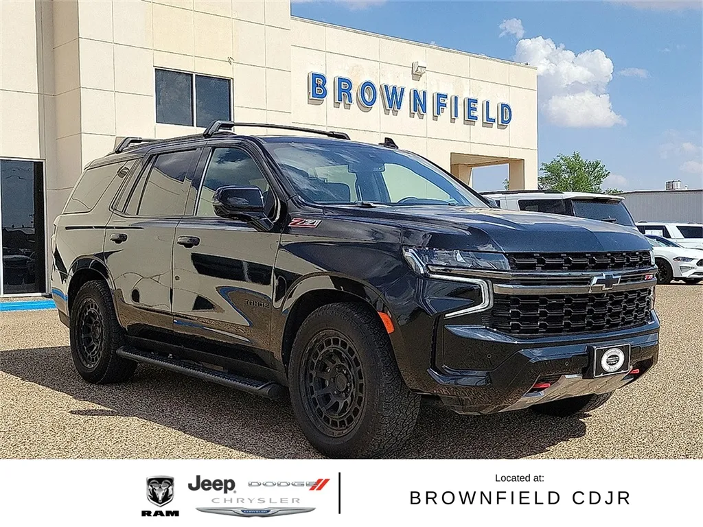 Black 2022 Chevrolet Tahoe Z71 for sale in Brownfield, TX