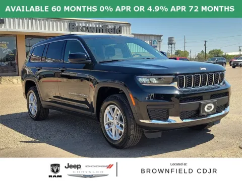 Black 2025 Jeep Grand Cherokee L Laredo for sale in Brownfield, TX