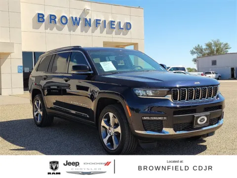 Blue 2024 Jeep Grand Cherokee L Limited for sale in Brownfield, TX