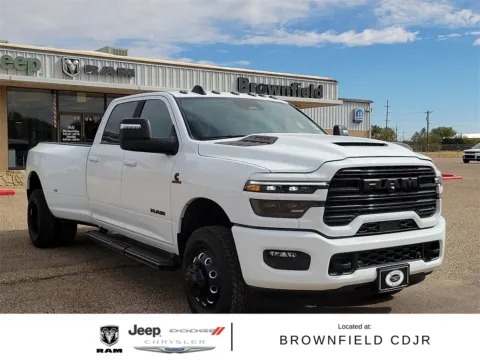 White 2025 Ram 3500 Laramie for sale in Brownfield, TX