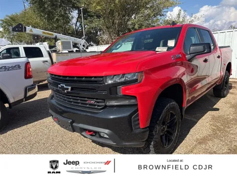 Red 2019 Chevrolet Silverado 1500 LT Trail Boss for sale in Brownfield, TX