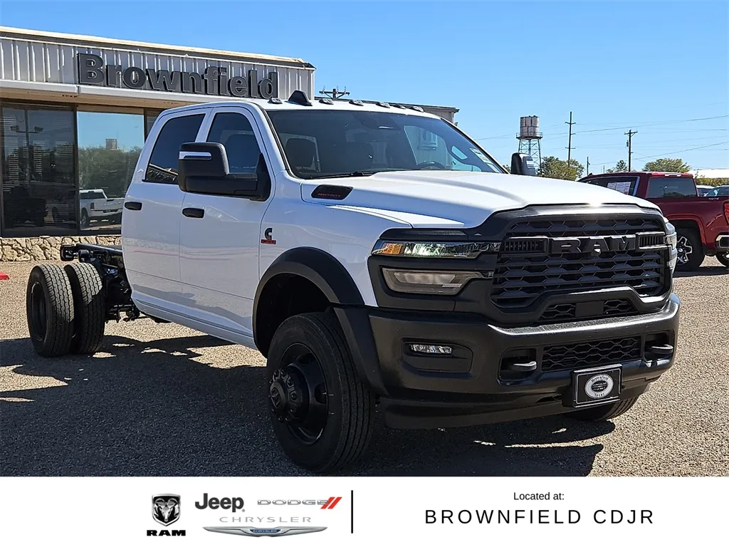 White 2026 Ram 4500HD Tradesman for sale in Brownfield, TX