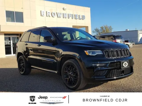 Black 2021 Jeep Grand Cherokee Limited X for sale in Brownfield, TX