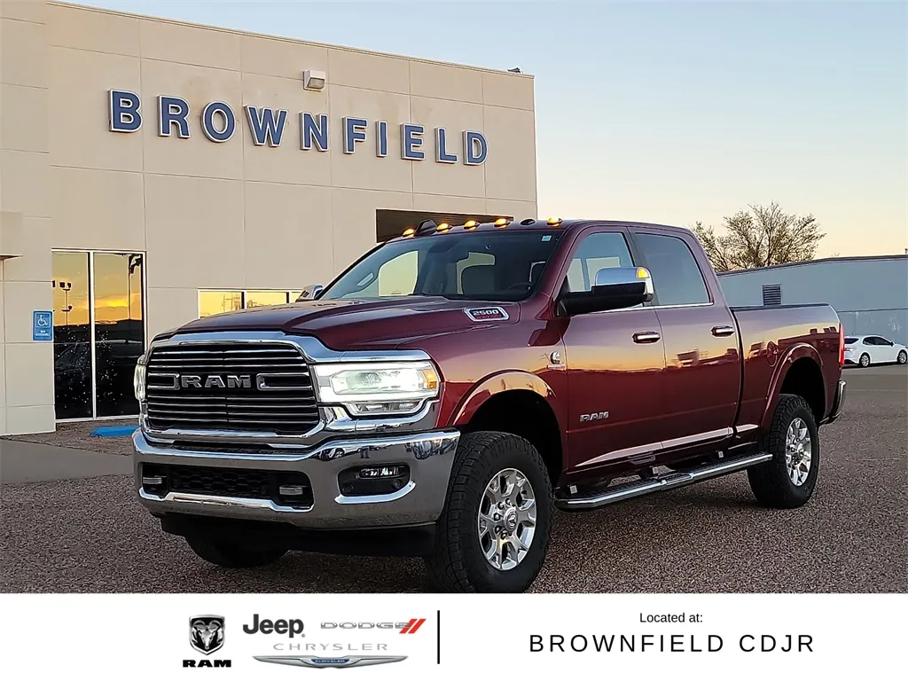 Red 2019 Ram 2500 Laramie for sale in Brownfield, TX