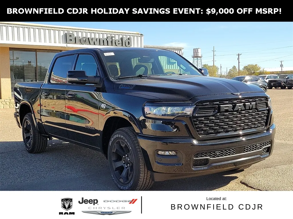 Black 2026 Ram 1500 Big Horn/Lone Star for sale in Brownfield, TX