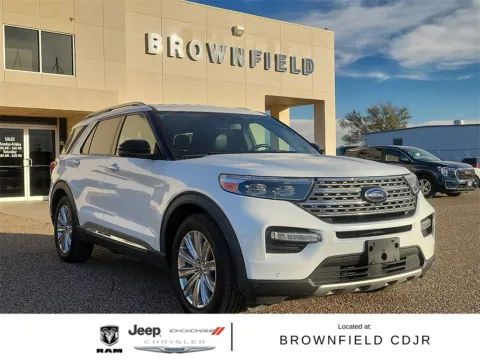White 2020 Ford Explorer Limited for sale in Brownfield, TX