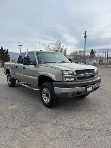 Gray 2003 Chevrolet Silverado 2500HD LS Crew Cab Long Bed 2WD for sale in Albuquerque, NM