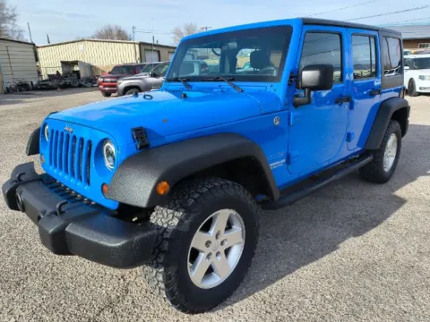 Blue 2011 Jeep Wrangler Unlimited Sport for sale in Albuquerque, NM