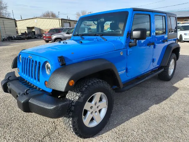 Blue 2011 Jeep Wrangler Unlimited Sport for sale in Albuquerque, NM