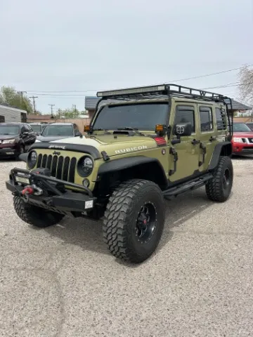 Green 2013 Jeep Wrangler Unlimited Rubicon for sale in Albuquerque, NM