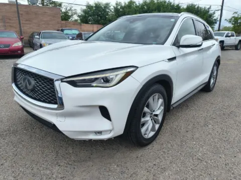 White 2019 Infiniti QX50 LUXE AWD for sale in Albuquerque, NM