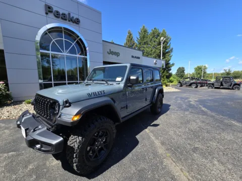 Blue 2025 Jeep Wrangler Willys for sale in Sodus, NY