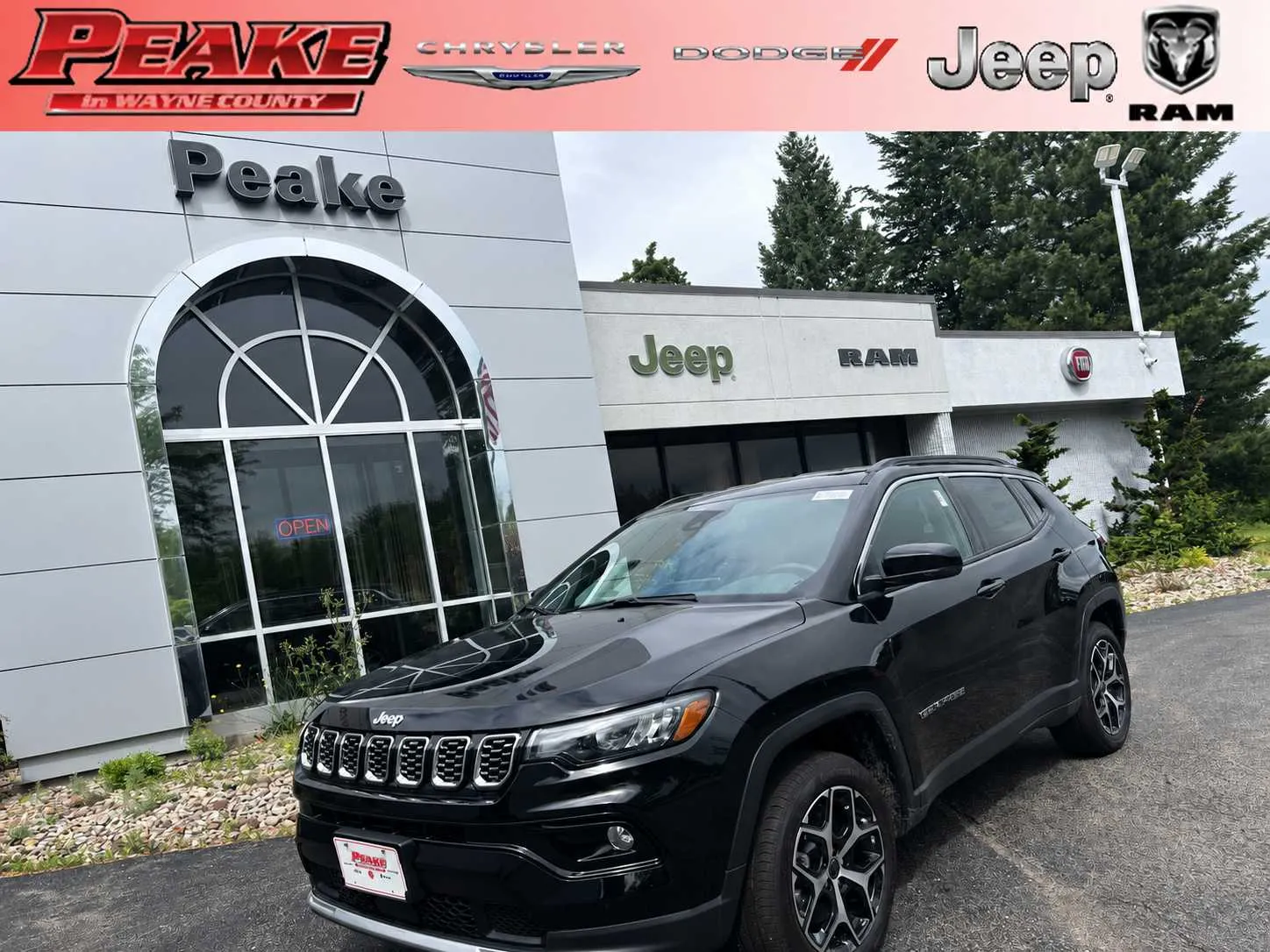 Black 2026 Jeep Compass Limited for sale in Sodus, NY
