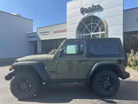 Another view of 2025 Jeep Wrangler Willys for sale in Sodus, NY at Peake Chrysler Dodge Jeep Ram Fiat
