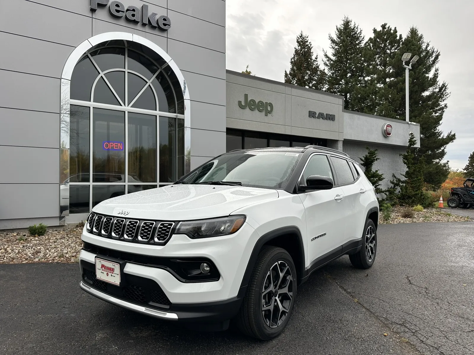 White 2026 Jeep Compass Limited for sale in Sodus, NY
