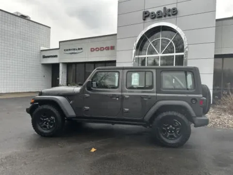 Another view of 2024 Jeep Wrangler Sport for sale in Sodus, NY at Peake Chrysler Dodge Jeep Ram Fiat