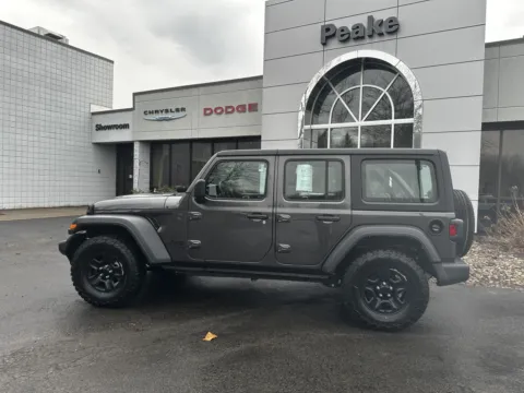 Another view of 2024 Jeep Wrangler Sport for sale in Sodus, NY at Peake Chrysler Dodge Jeep Ram Fiat
