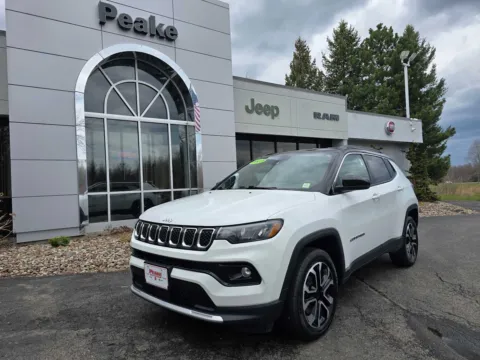 White 2023 Jeep Compass Limited for sale in Sodus, NY