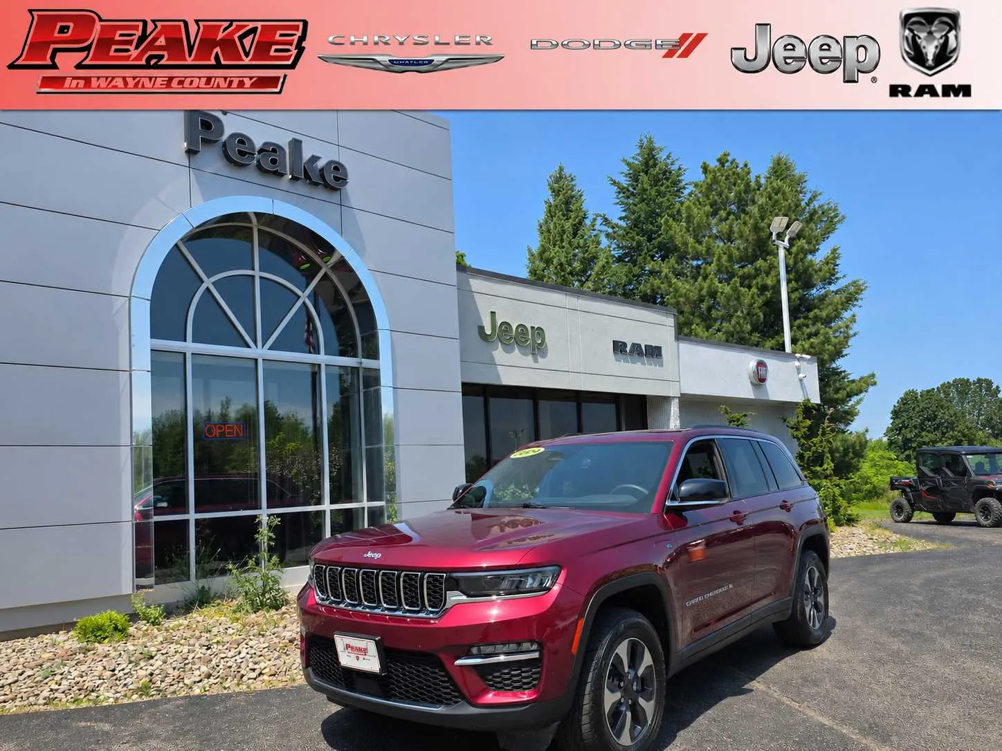 Red 2024 Jeep Grand Cherokee 4xe for sale in Sodus, NY
