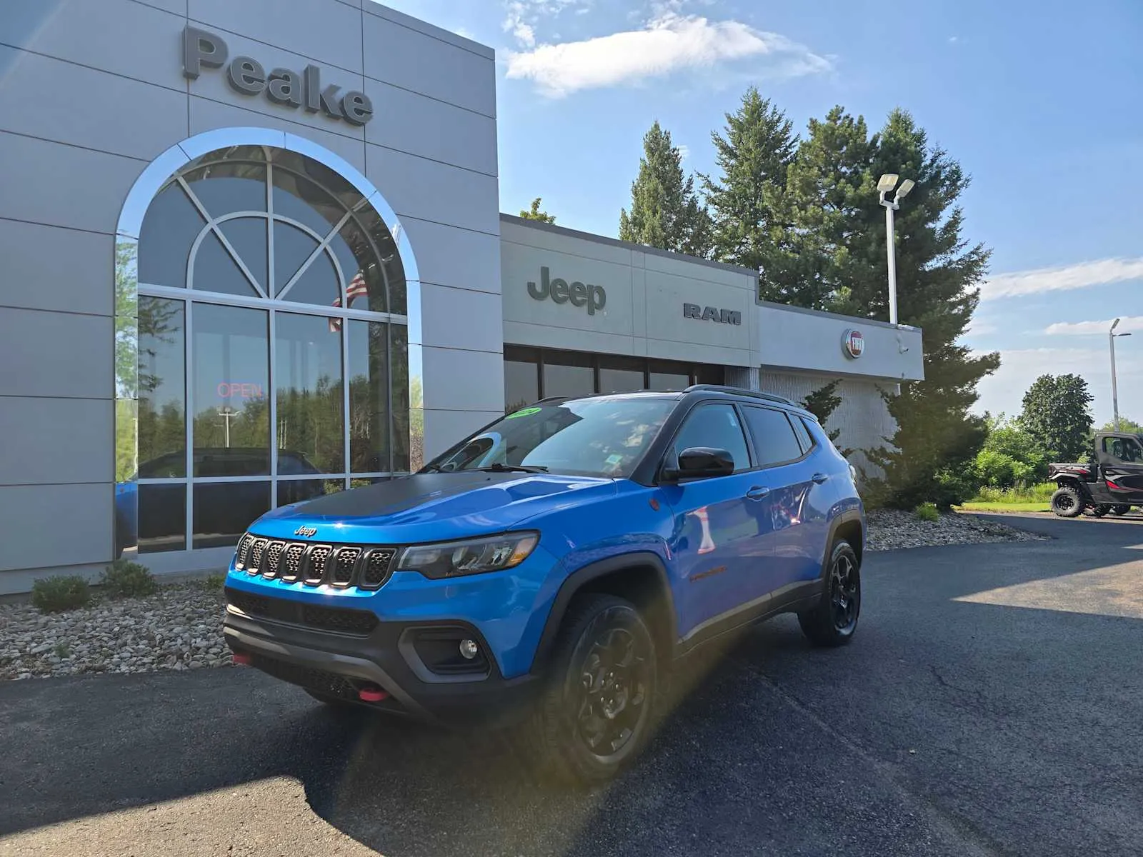 Blue 2024 Jeep Compass Trailhawk for sale in Sodus, NY