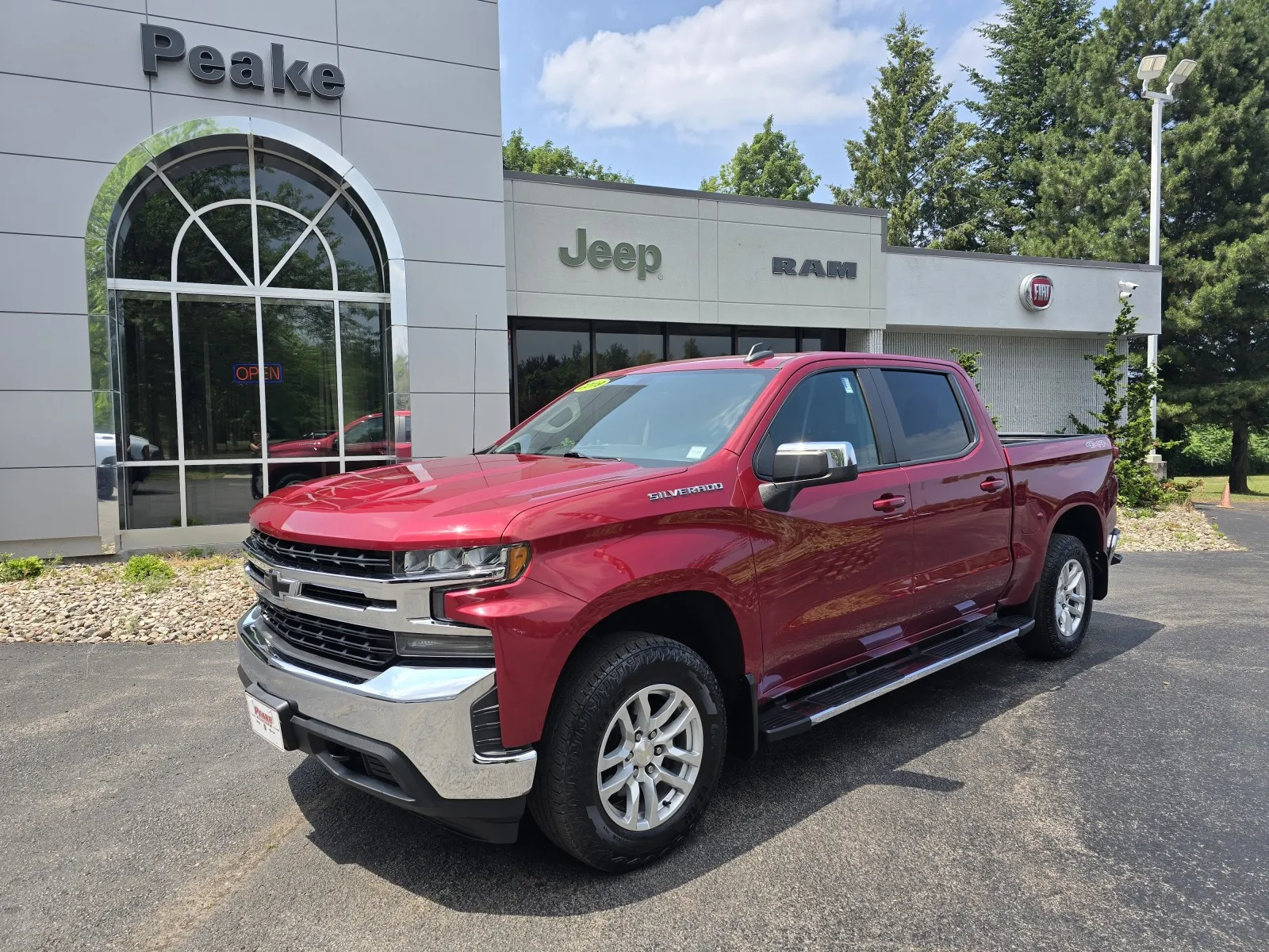 Red 2019 Chevrolet Silverado 1500 LT for sale in Sodus, NY