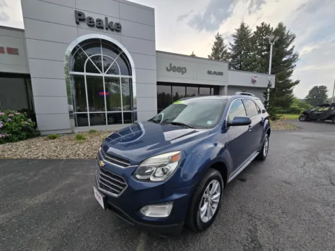 Black 2016 Chevrolet Equinox LT for sale in Sodus, NY