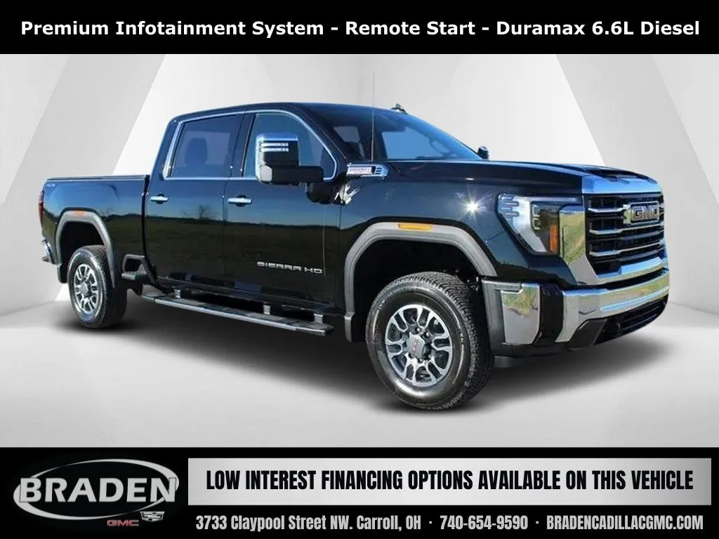 Black 2026 GMC Sierra 3500HD SLT for sale in Carroll, OH