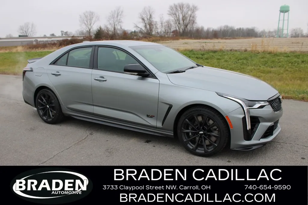 Silver 2026 Cadillac CT4 V-Series for sale in Carroll, OH