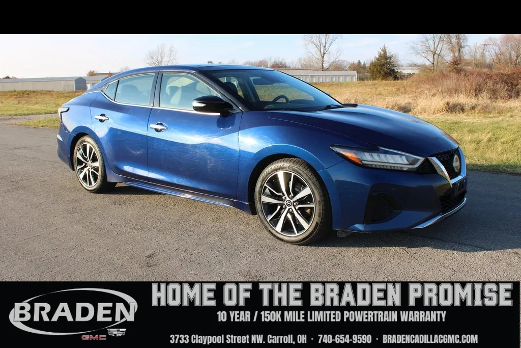 Blue 2023 Nissan Maxima 3.5 SL for sale in Carroll, OH