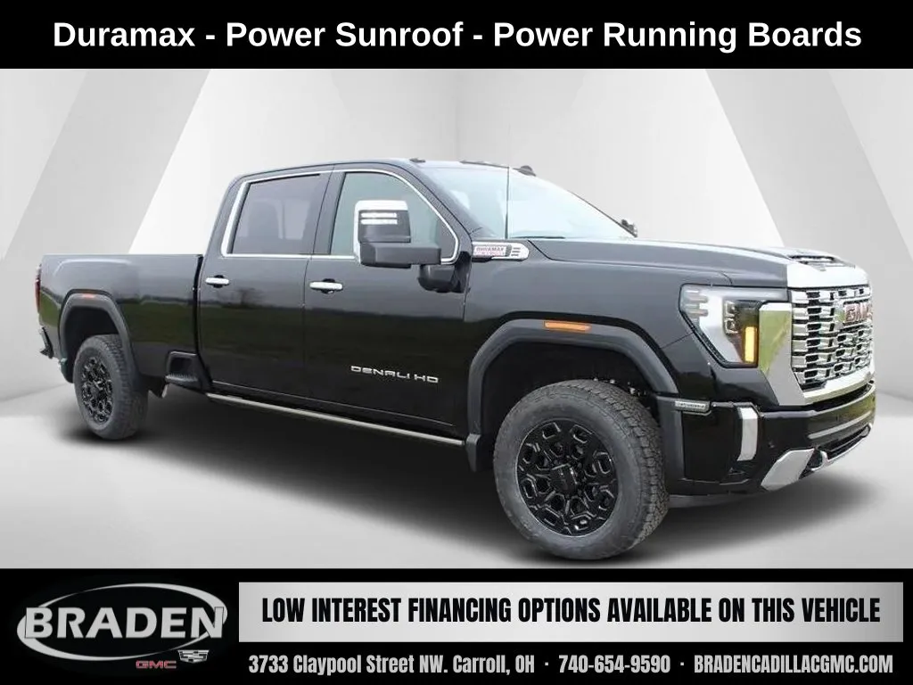 Black 2026 GMC Sierra 3500 HD Denali for sale in Carroll, OH