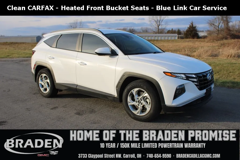 White 2024 Hyundai Tucson SEL for sale in Carroll, OH