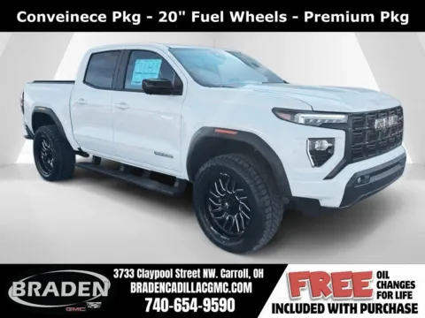 White 2026 GMC Canyon Elevation for sale in Carroll, OH