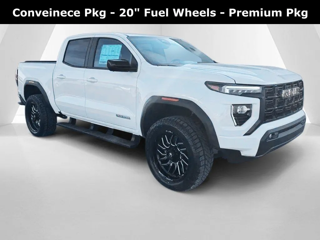 White 2026 GMC Canyon Elevation for sale in Carroll, OH