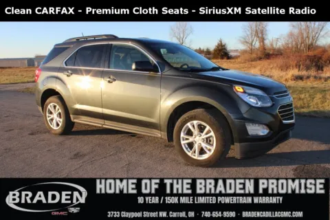 Gray 2017 Chevrolet Equinox LT for sale in Carroll, OH