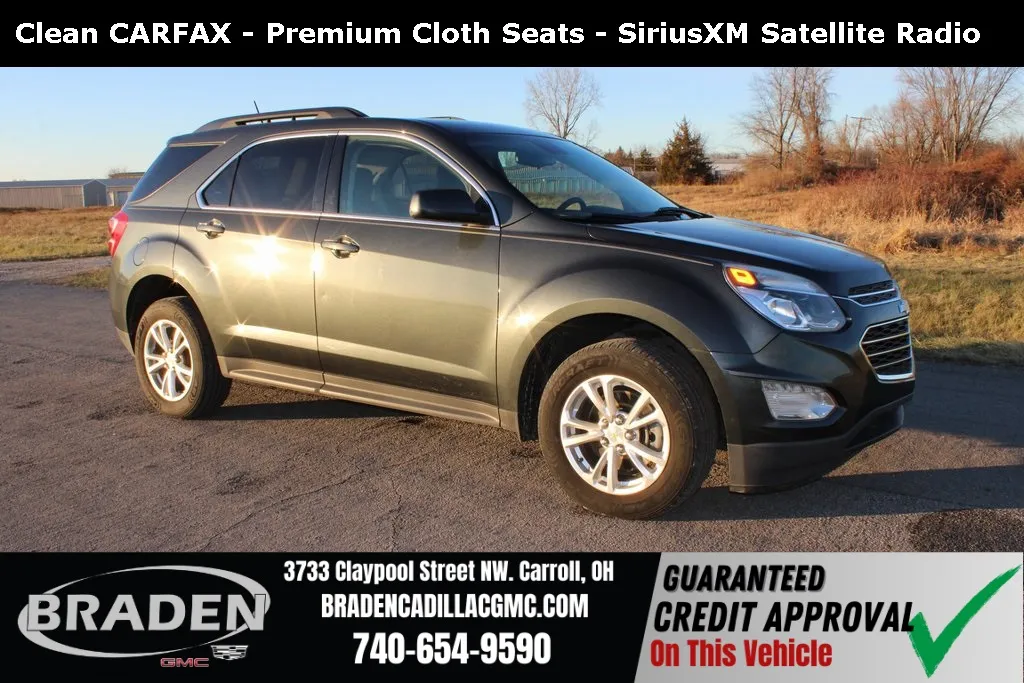 Gray 2017 Chevrolet Equinox LT for sale in Carroll, OH