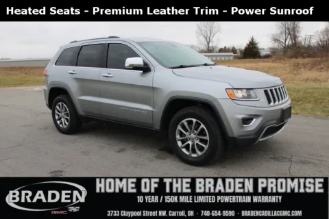 Silver 2016 Jeep Grand Cherokee Limited for sale in Carroll, OH