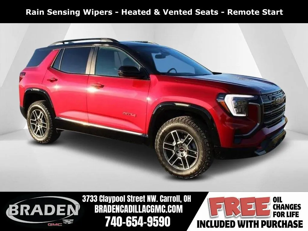 Red 2026 GMC Terrain AT4 for sale in Carroll, OH