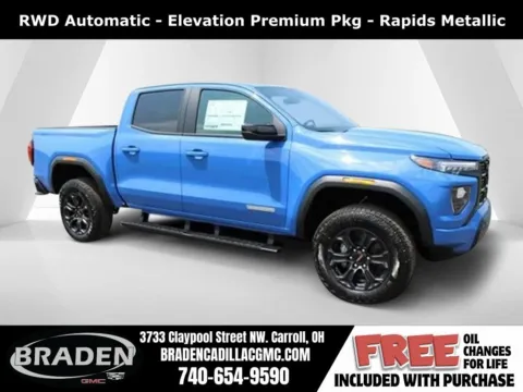 Blue 2025 GMC Canyon Elevation for sale in Carroll, OH