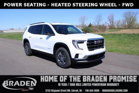 White 2025 GMC Acadia Elevation for sale in Carroll, OH